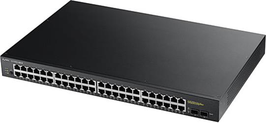 Zyxel GS1900-48HP 24 PORT 10-100-1000 + 24 PORT POE+2xSFP WEB Yönetilebilir Swıtch