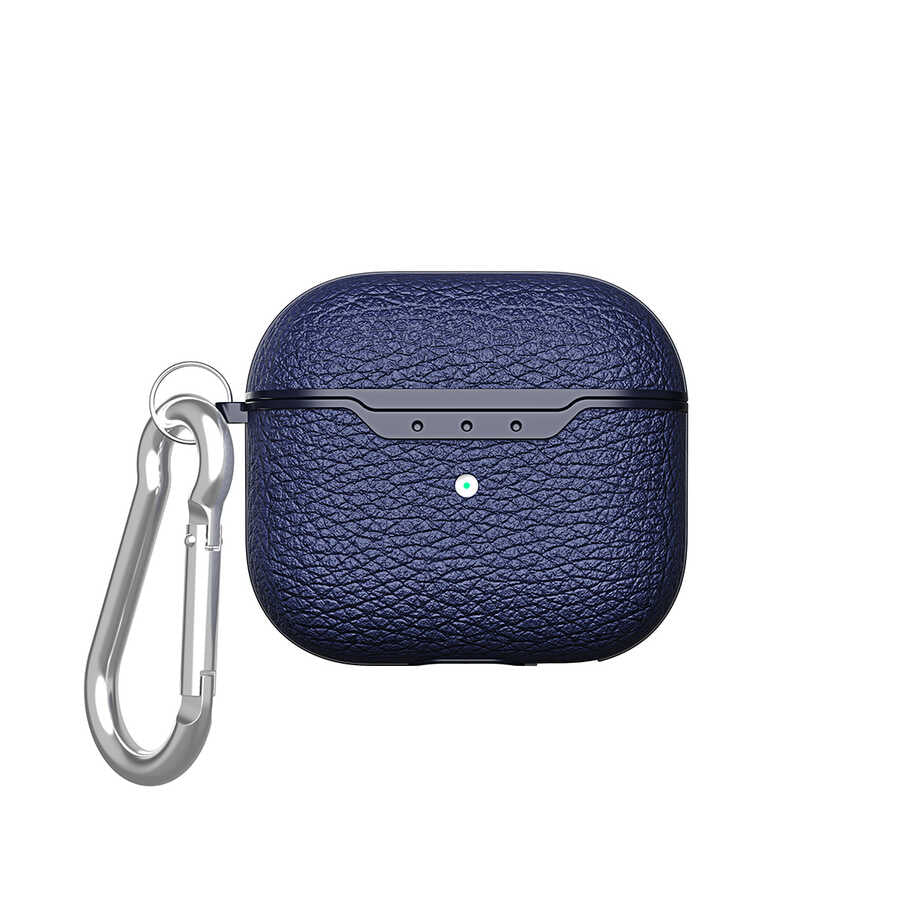 Airpods 3. Nesil Kılıf Zore Airbag 03 Silikon - Lacivert