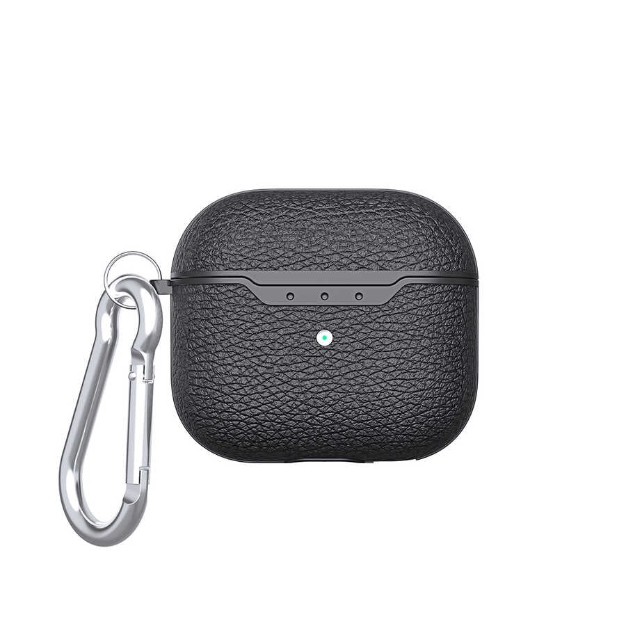 Airpods 3. Nesil Kılıf Zore Airbag 03 Silikon - Siyah