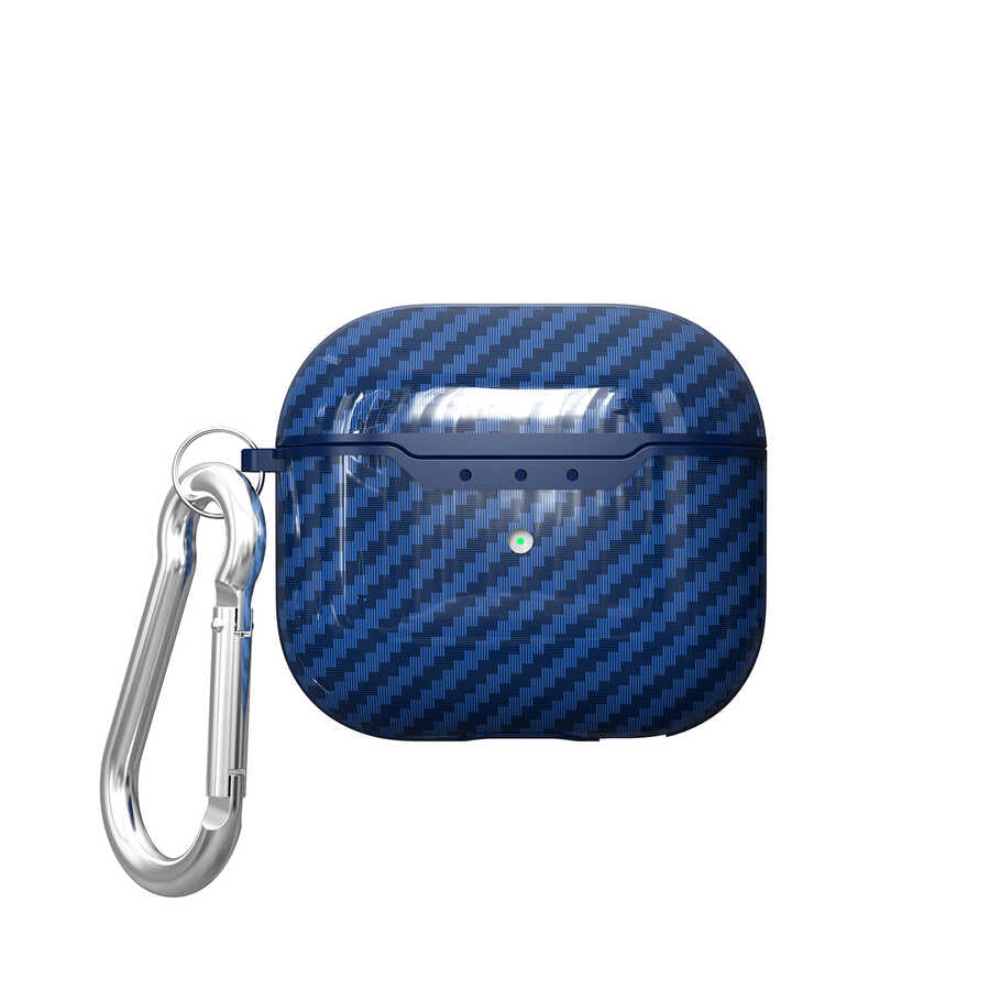 Airpods 3. Nesil Kılıf Zore Airbag 05 Silikon - Mavi