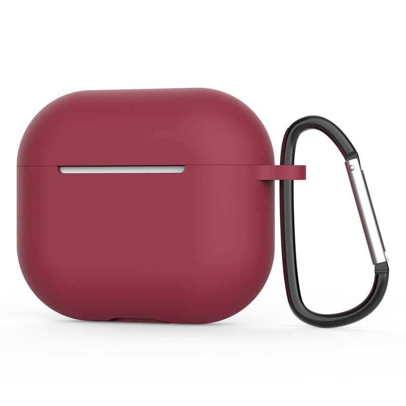 Airpods 3. Nesil Zore Airbag 28 Silikon Kılıf - Mürdüm