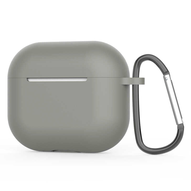 Airpods 3. Nesil Zore Airbag 28 Silikon Kılıf - Gri