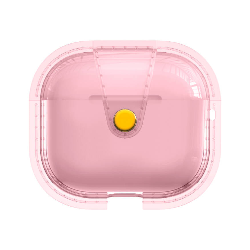 Airpods 3. Nesil Zore Airbag 33 Darbelere Karşı Dayanıklı Magnetik Kılıf - Pembe