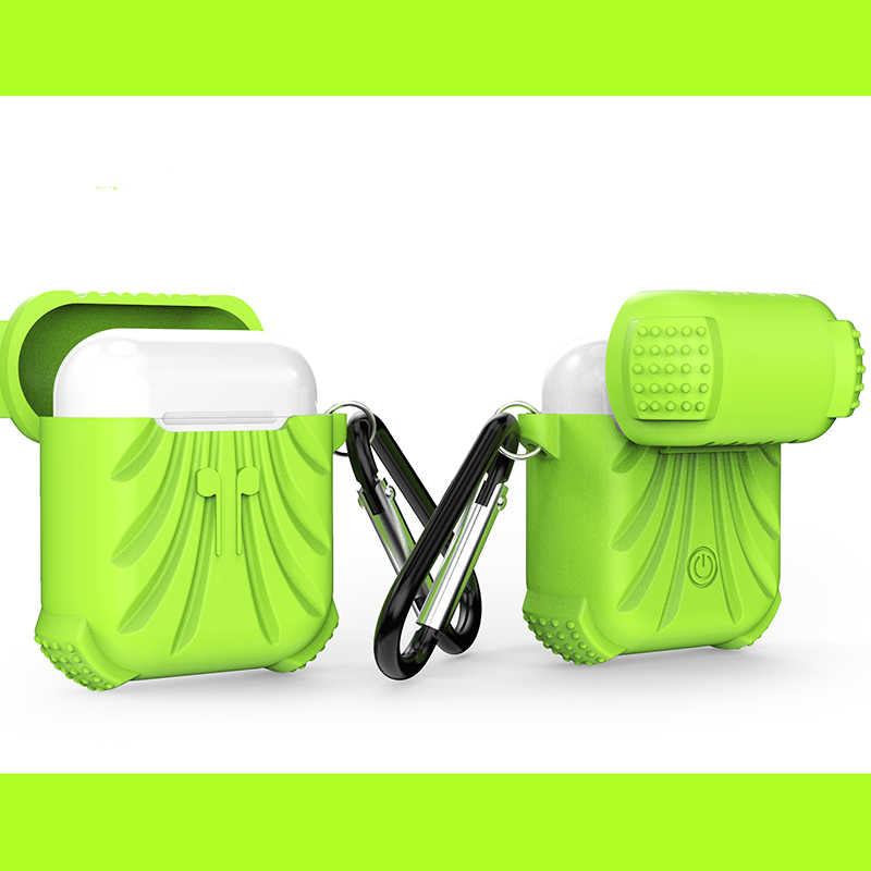 Airpods Kılıf Zore Airbag 01 Silikon - Yeşil