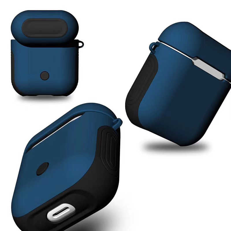 Airpods Kılıf Zore Shockproof Silikon - Mavi