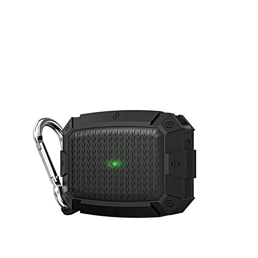 Airpods Pro Kılıf Zore Airbag 10 Silikon - Siyah