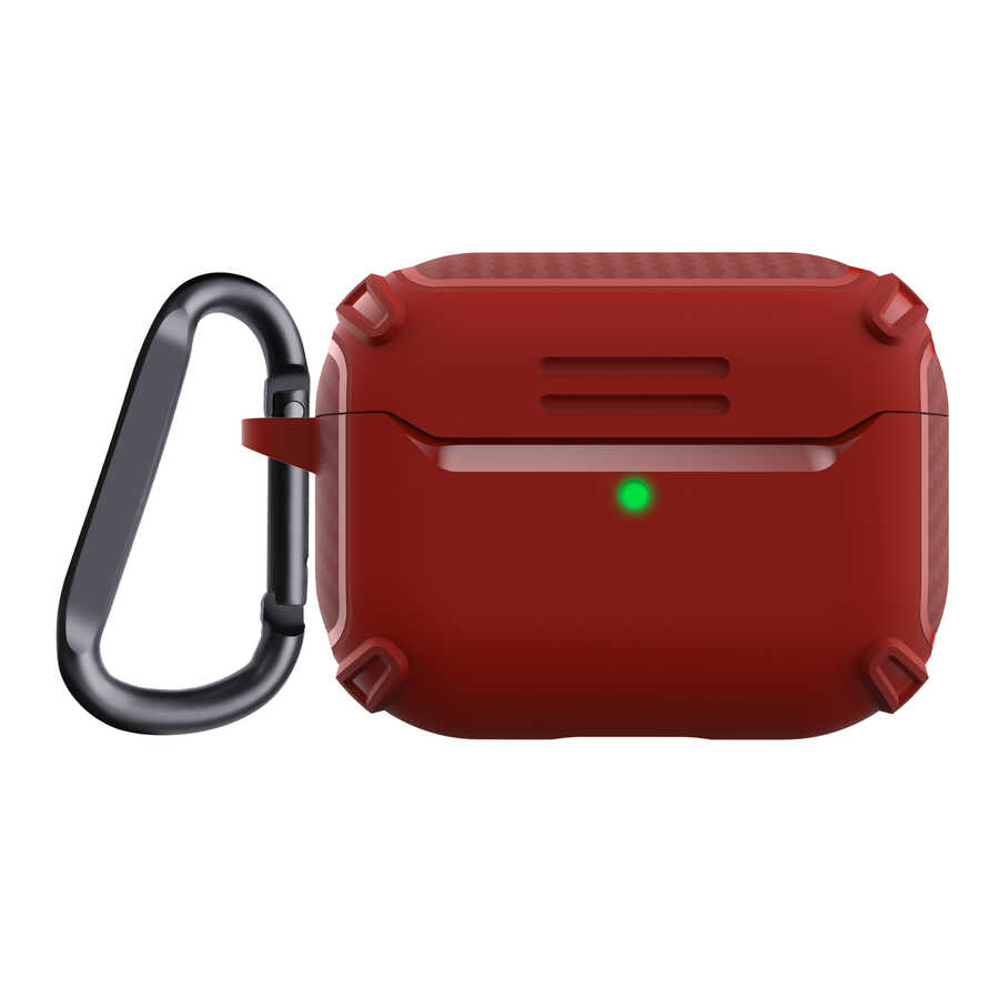 Airpods Pro Kılıf Zore Airbag 26 Silikon - Kırmızı