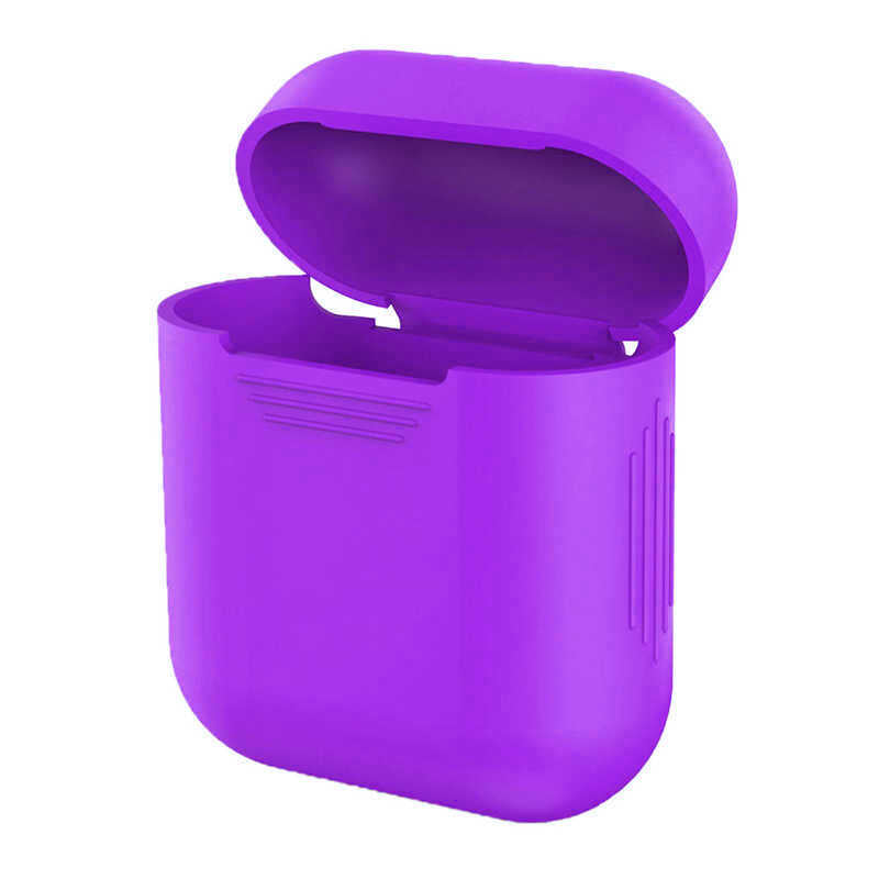 Airpods Zore Standart Silikon Kılıf - Mor