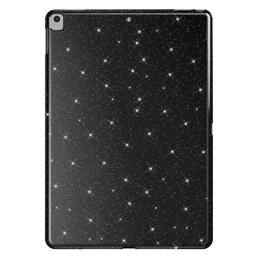 iPad 10.2 2021 (9.Nesil) Simli Parlak Görünümlü Zore Tablet Koton Kılıf - Siyah
