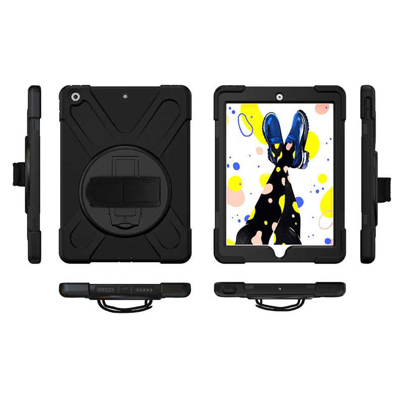 iPad 10.2 2021 (9.Nesil) Zore Defender Tablet Silikon - Siyah