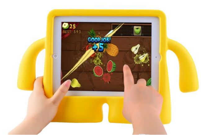iPad 10.2 2021 (9.Nesil) Zore iBuy Standlı Tablet Kılıf - Sarı