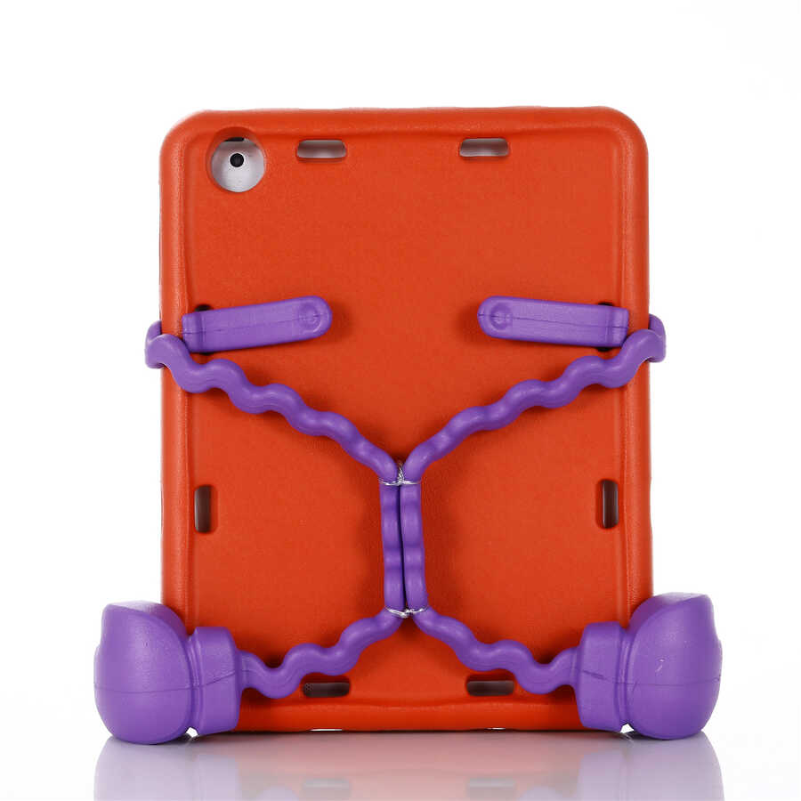 iPad 2 3 4 Zore Eva Boxer Tablet Silikon - Kırmızı