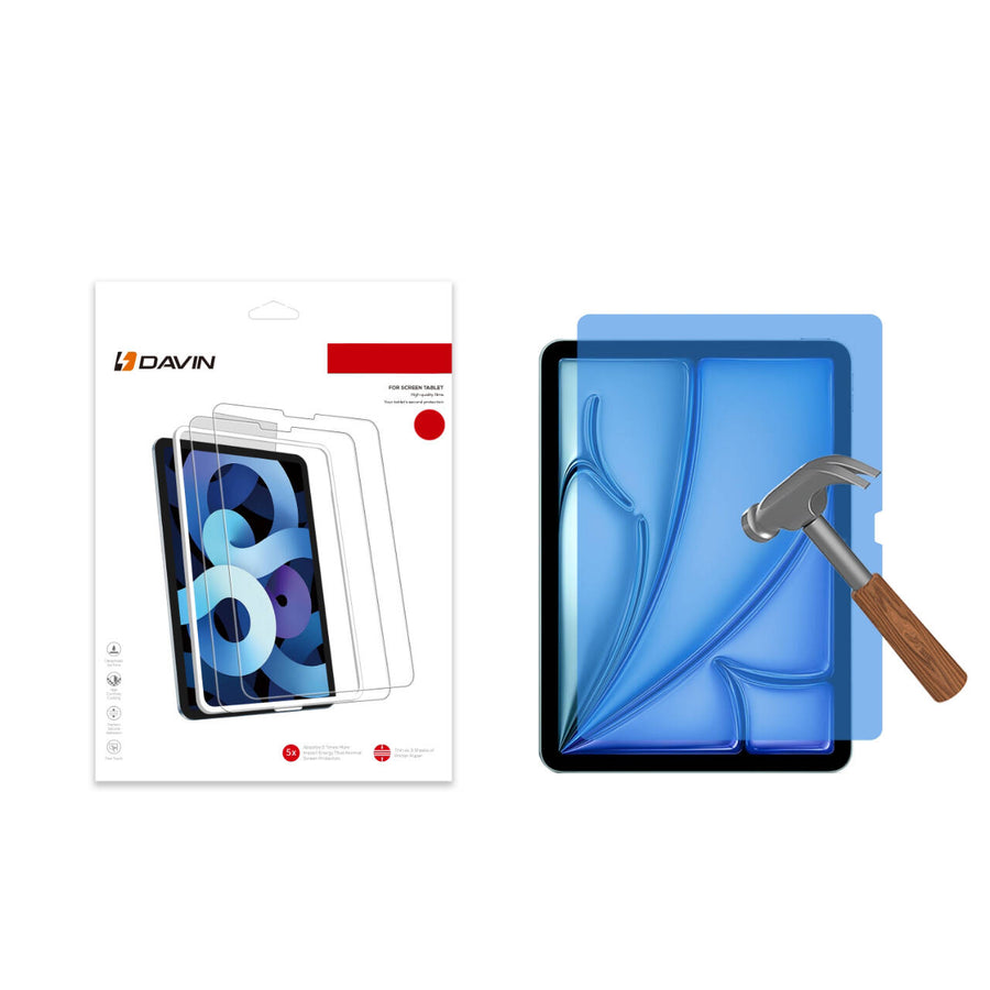 iPad Air 11 2025 M3 Davin Tablet Nano Ekran Koruyucu - Şeffaf