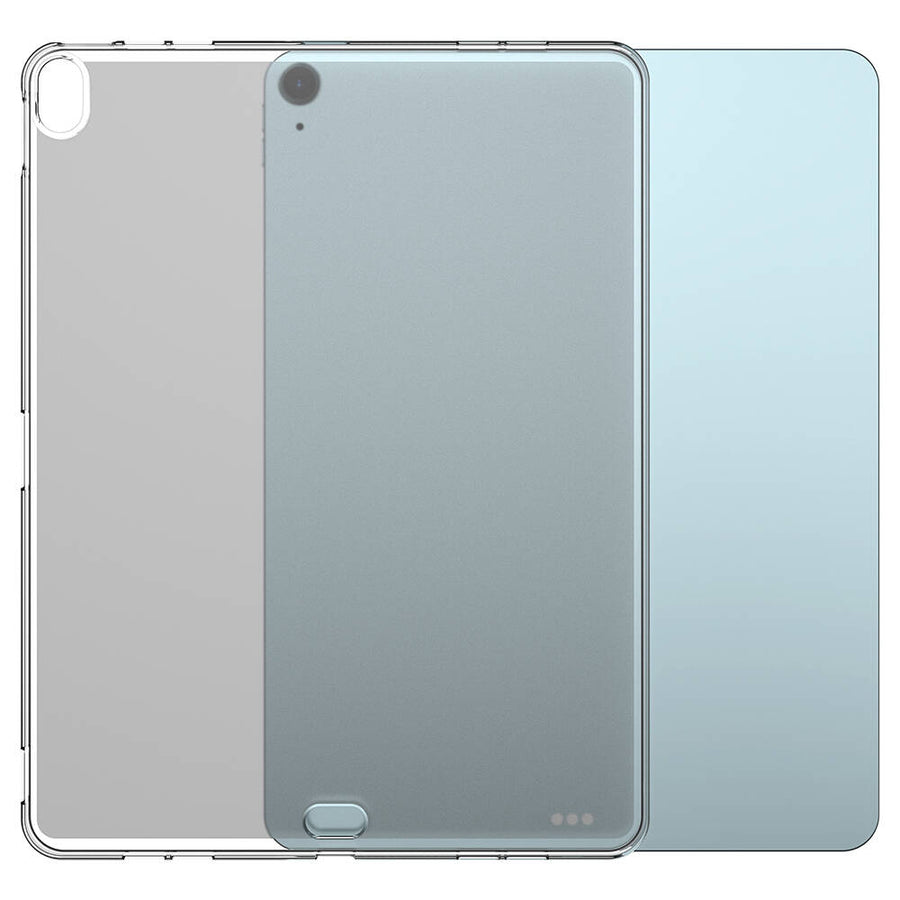 iPad Air 13 2025 M3 Kılıf Zore Tablet Süper Silikon Kılıf - Şeffaf