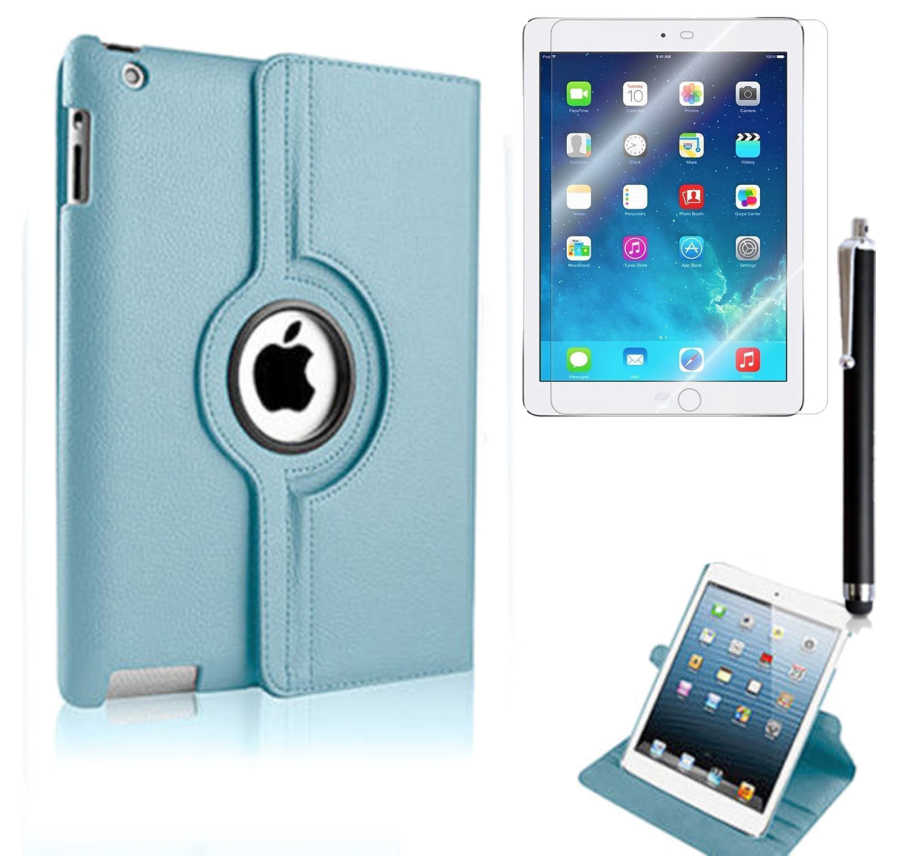 iPad Mini 2-3 Zore Dönebilen Standlı Kılıf - Mavi