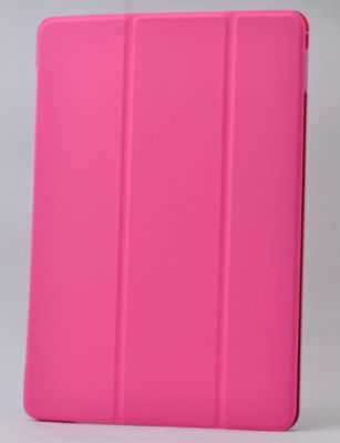 iPad Mini 2-3 Zore Smart Cover Standlı 1-1 Kılıf - Pembe Koyu