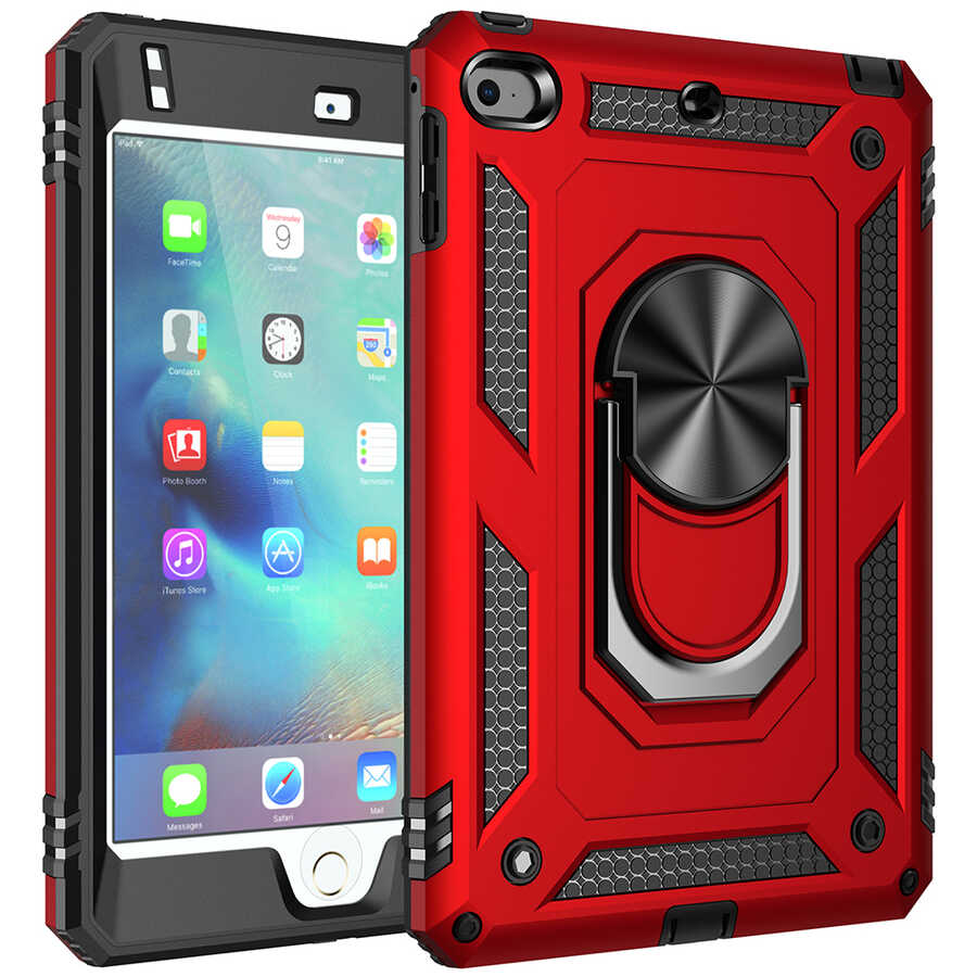 iPad Mini 5 Kılıf Zore Tablet Vega Kılıf - Kırmızı