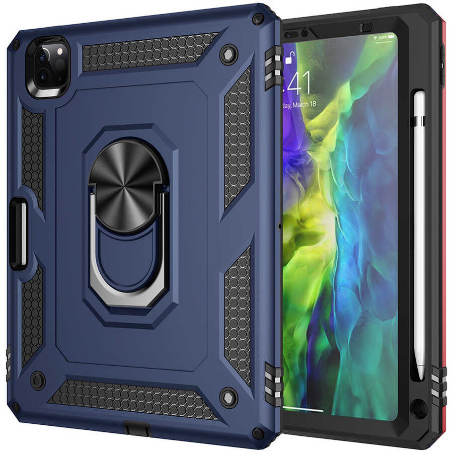 iPad Pro 11 2022 M2 Kılıf Zore Tablet Vega Kılıf - Mavi