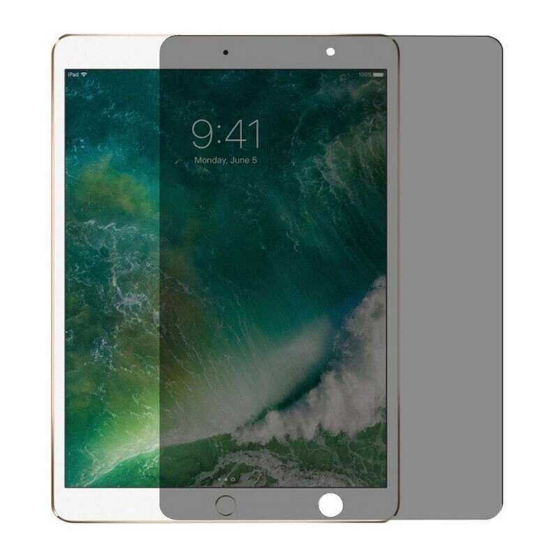 iPad Pro 12.9 2015 Zore Tablet Privacy Temperli Cam Ekran Koruyucu - Siyah