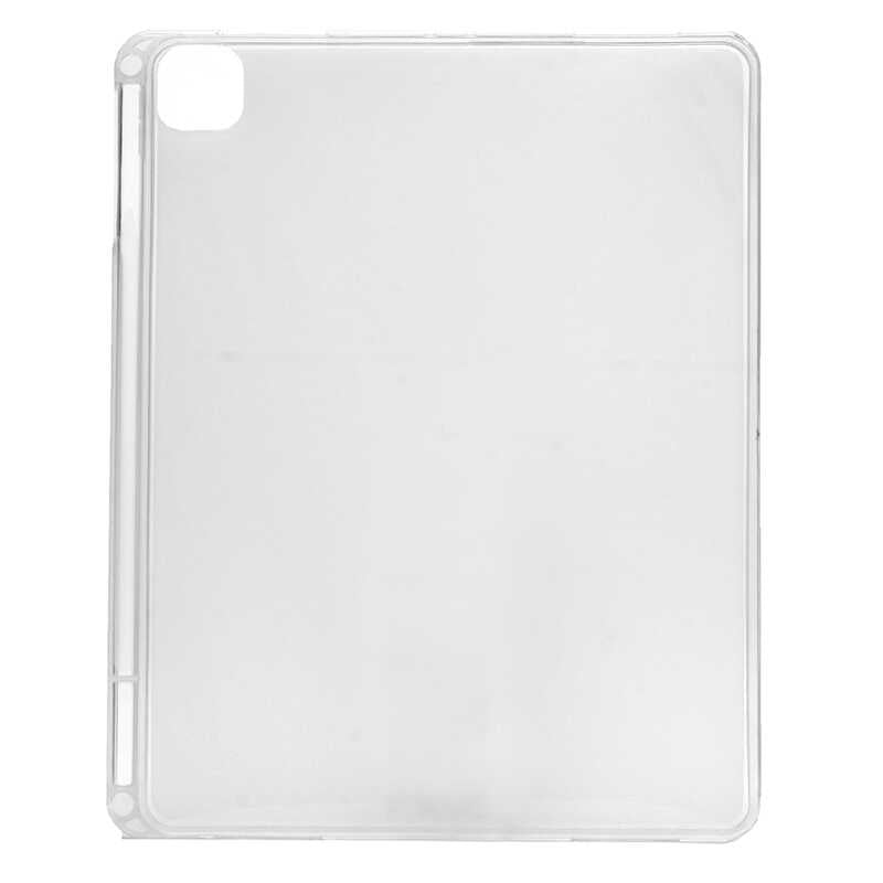 iPad Pro 12.9 2020 (4.Nesil) Zore Kalemli Tablet Silikon - Renksiz