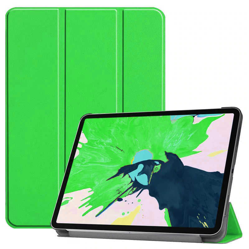 iPad Pro 12.9 2022 M2 Zore Smart Cover Standlı 1-1 Kılıf - Yeşil