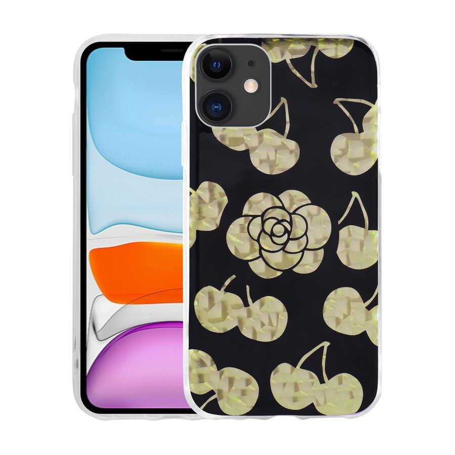 iPhone 11 Kılıf Desenli Sert Zore Elnov Kılıf - NO1