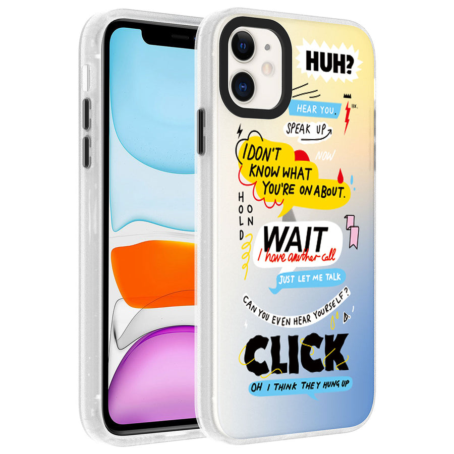 iPhone 11 Kılıf Desenli Zore Dragon Sert Kılıf - Kelimeler