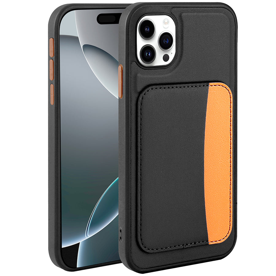 iPhone 11 Kılıf Kartlıklı Zore X-Kart Silikon Kılıf - Siyah