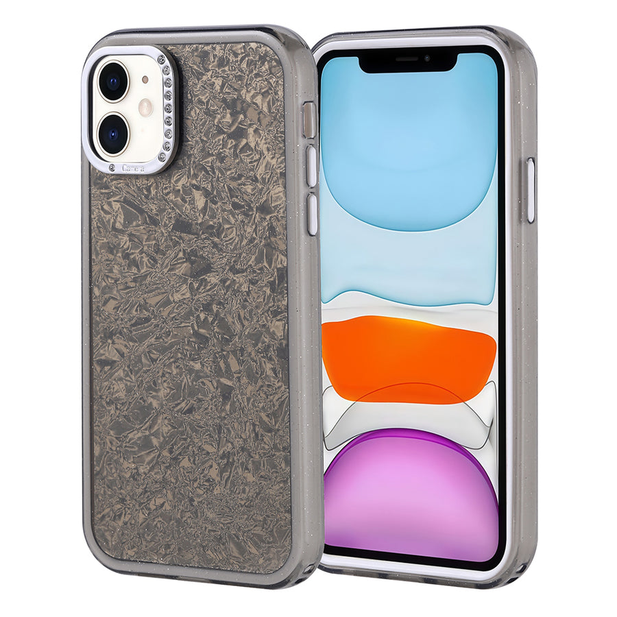 iPhone 11 Kılıf Taşlı Tasarımlı Zore Kapi Kılıf - Siyah