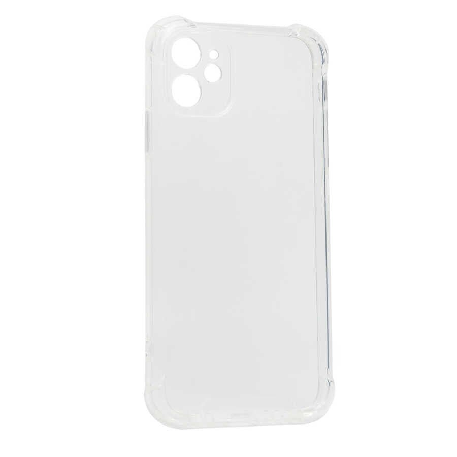 iPhone 11 Kılıf Zore Kamera Korumalı Nitro Anti Shock Silikon - Renksiz