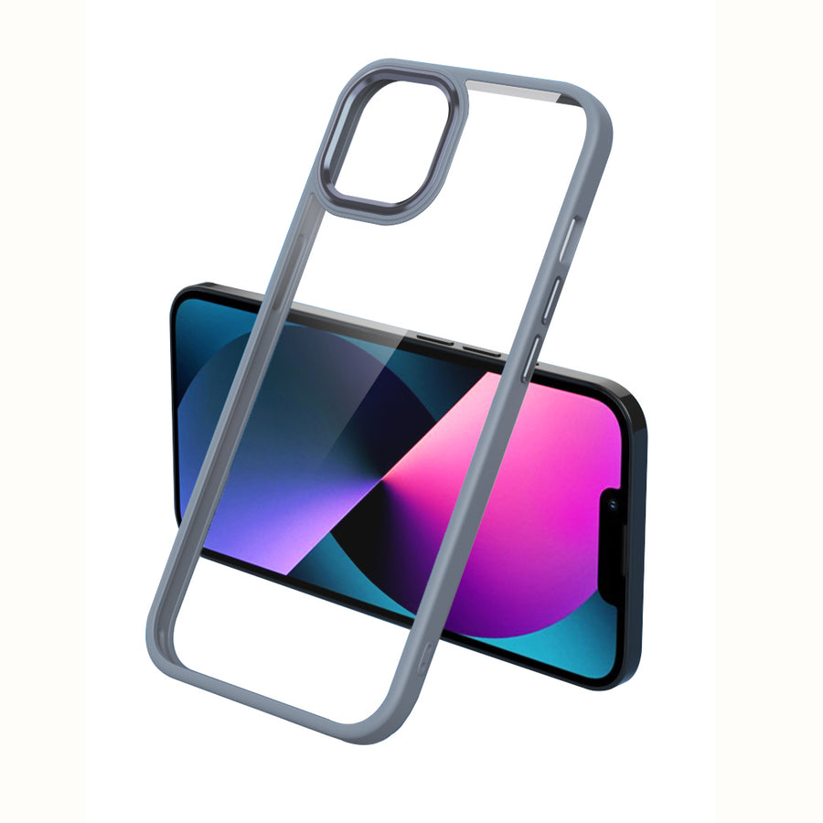iPhone 11 Kılıf Zore Krom Kılıf - Lavendery Gray