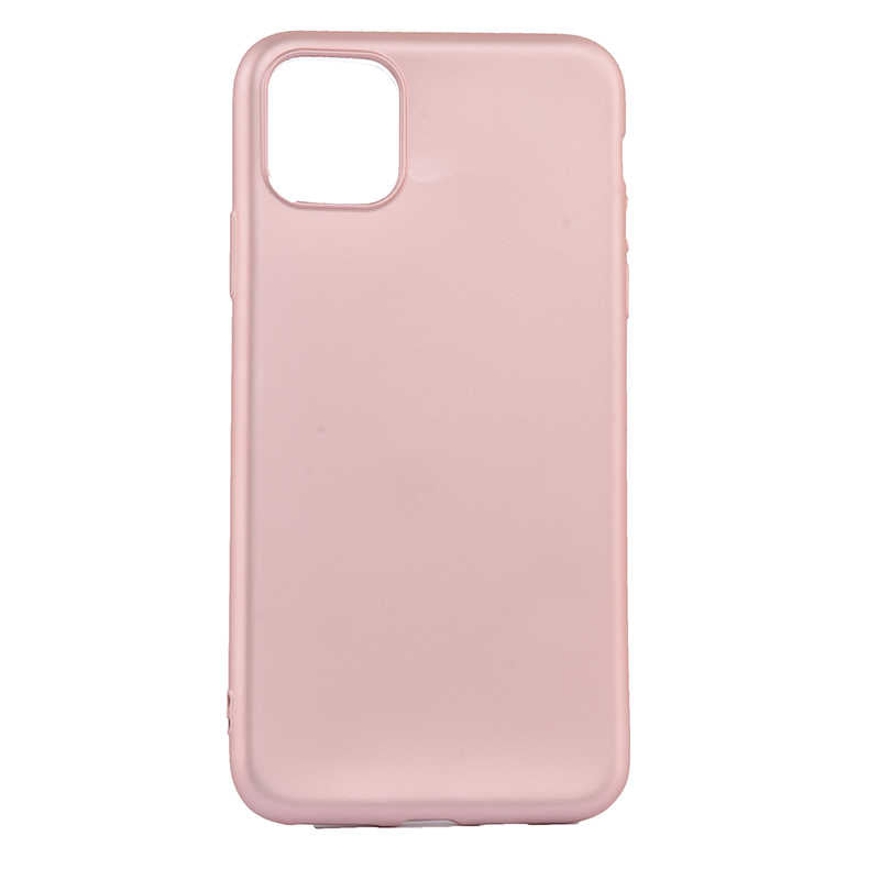 iPhone 11 Kılıf Zore Premier Silikon Kılıf - Rose Gold