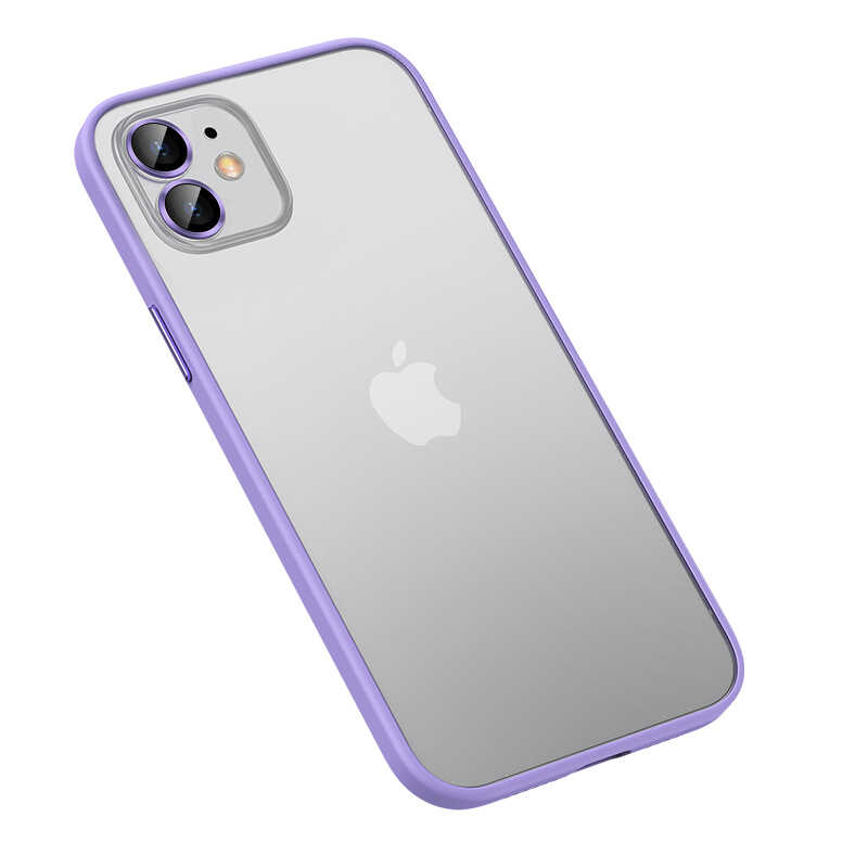 iPhone 11 Kılıf Zore Retro Kılıf - Lila