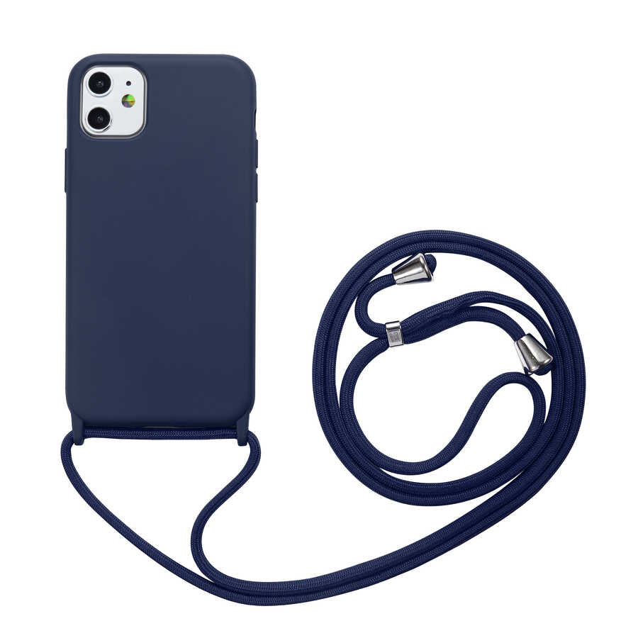 iPhone 11 Kılıf Zore Ropi Kılıf - Lacivert
