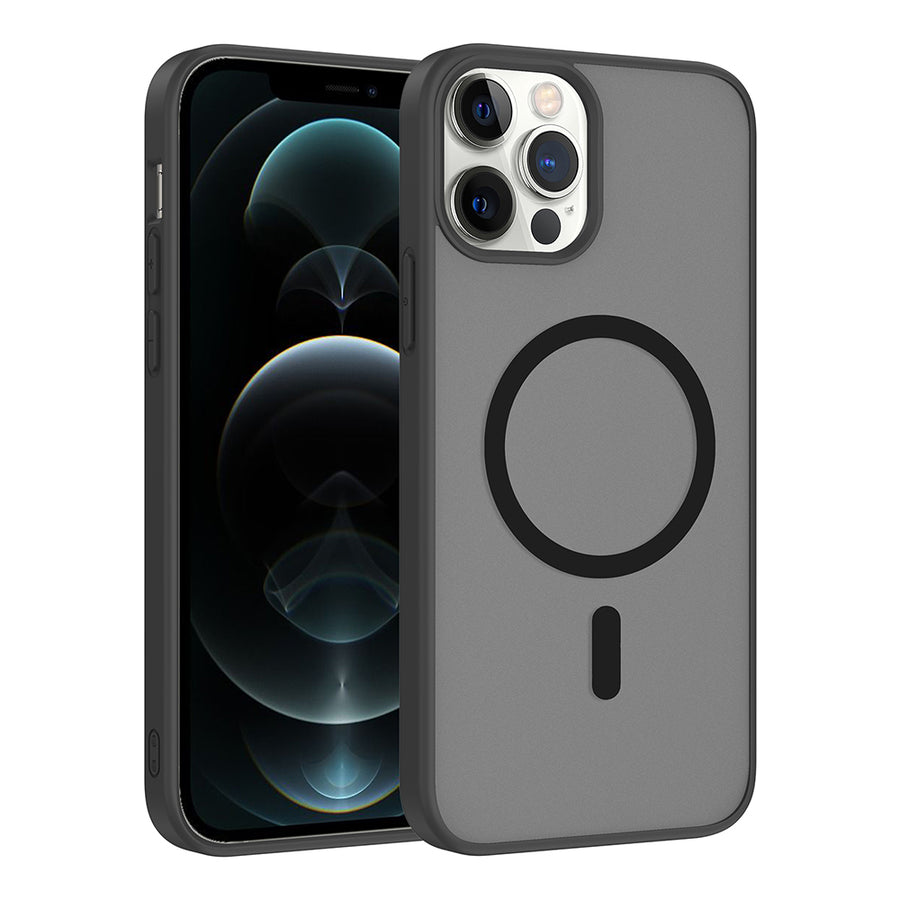 iPhone 11 Pro Kılıf M-safe Şarj Özellikli Zore Babet Kılıf - Siyah