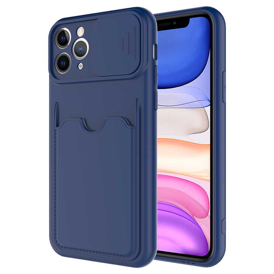 iPhone 11 Pro Kılıf Zore Kartix Kılıf - Lacivert