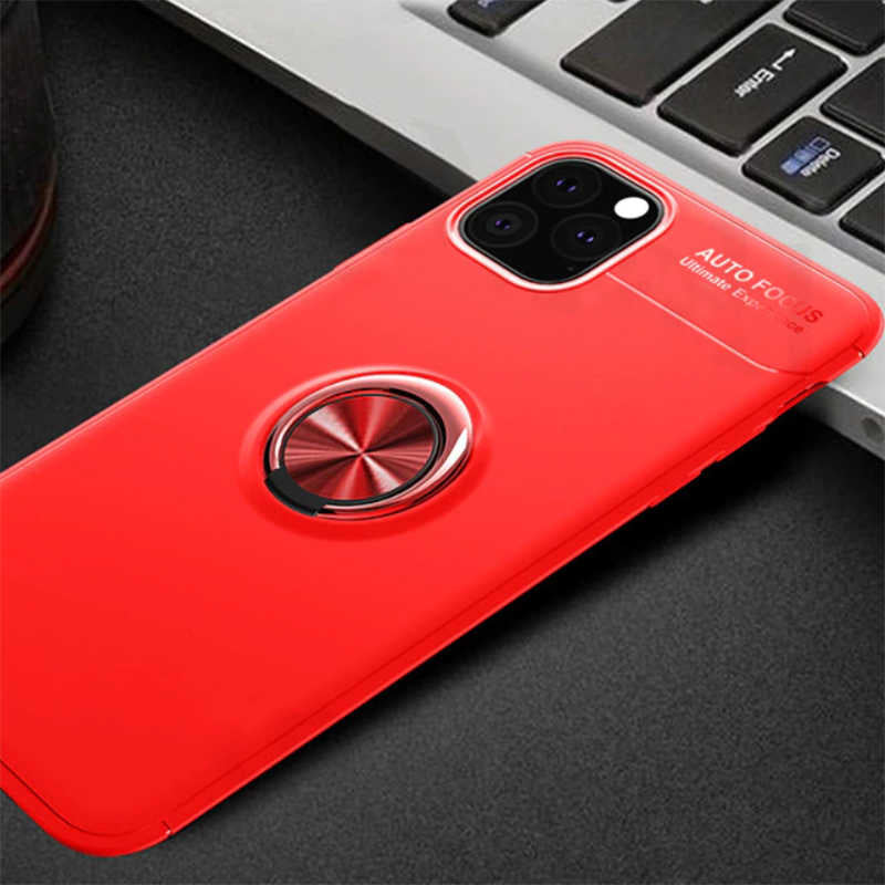 iPhone 11 Pro Kılıf Zore Ravel Silikon Kılıf - Kırmızı