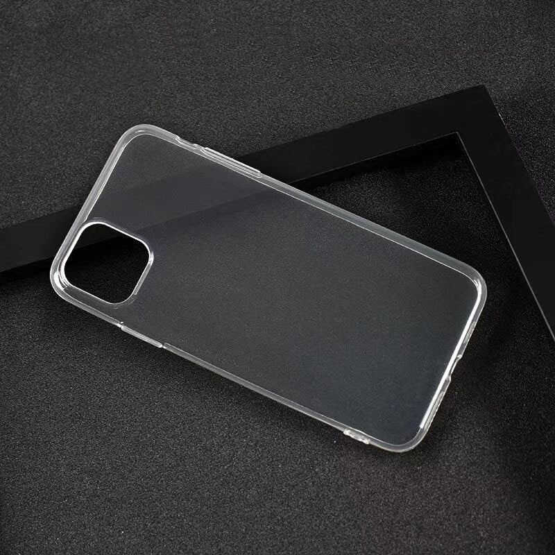 iPhone 11 Pro Max Kılıf Zore Süper Silikon Kılıf - Renksiz