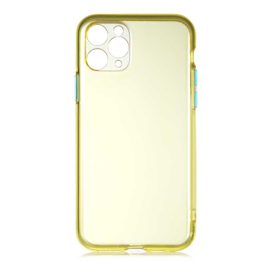 iPhone 11 Pro Max Kılıf Zore Bistro Kılıf - Sarı