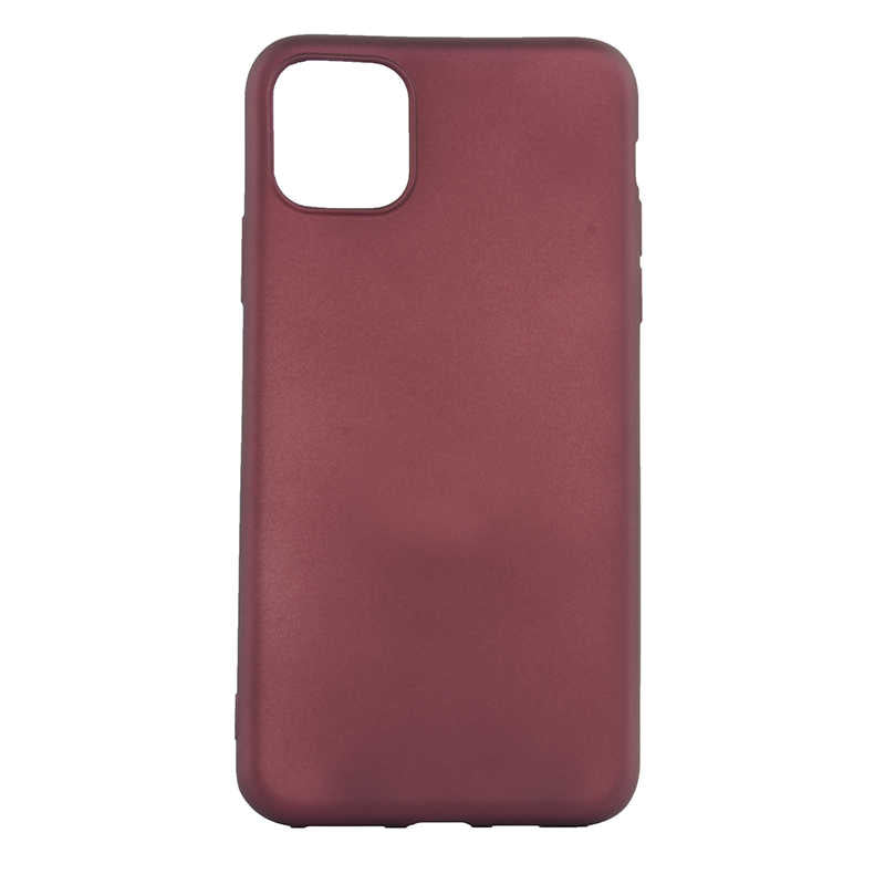 iPhone 11 Pro Max Kılıf Zore Premier Silikon Kılıf - Mürdüm