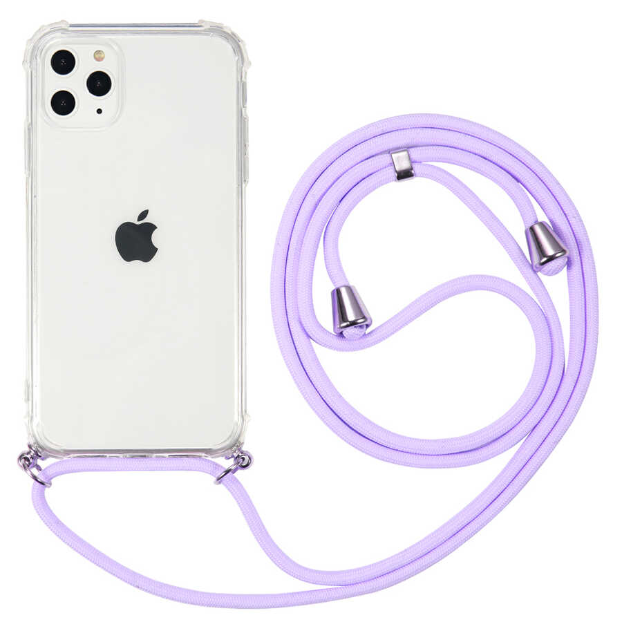 iPhone 11 Pro Max Kılıf Zore X-Rop Kılıf - Renksiz