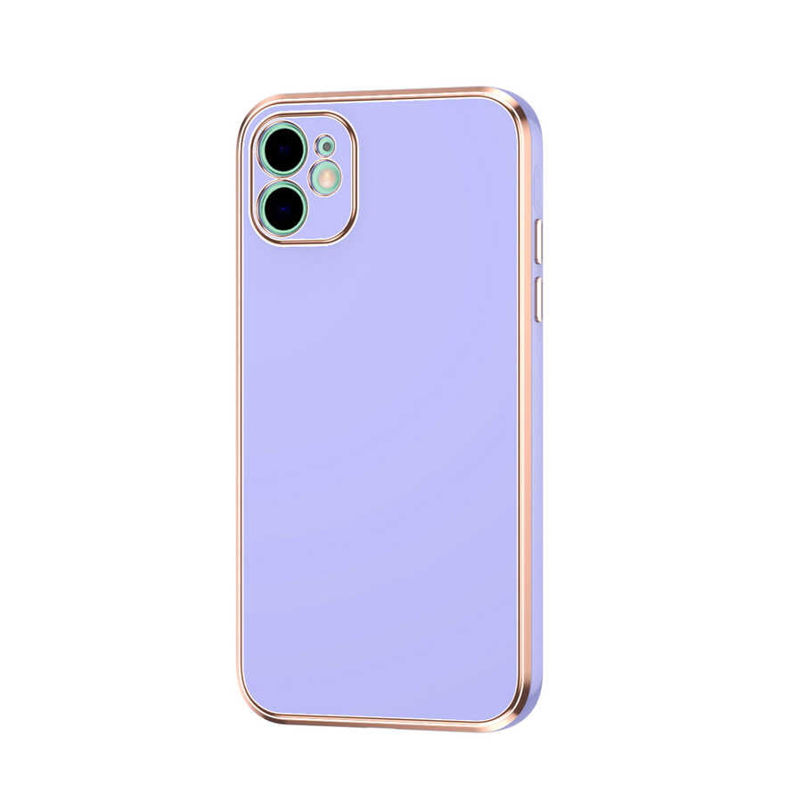 iPhone 12 Kılıf Zore Bark Kılıf - Mor