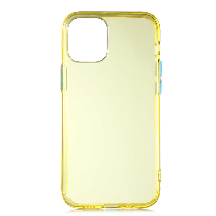 iPhone 12 Kılıf Zore Bistro Kılıf - Sarı