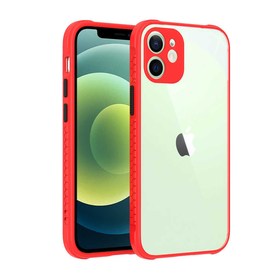 iPhone 12 Kılıf Zore Kaff Kılıf - Kırmızı