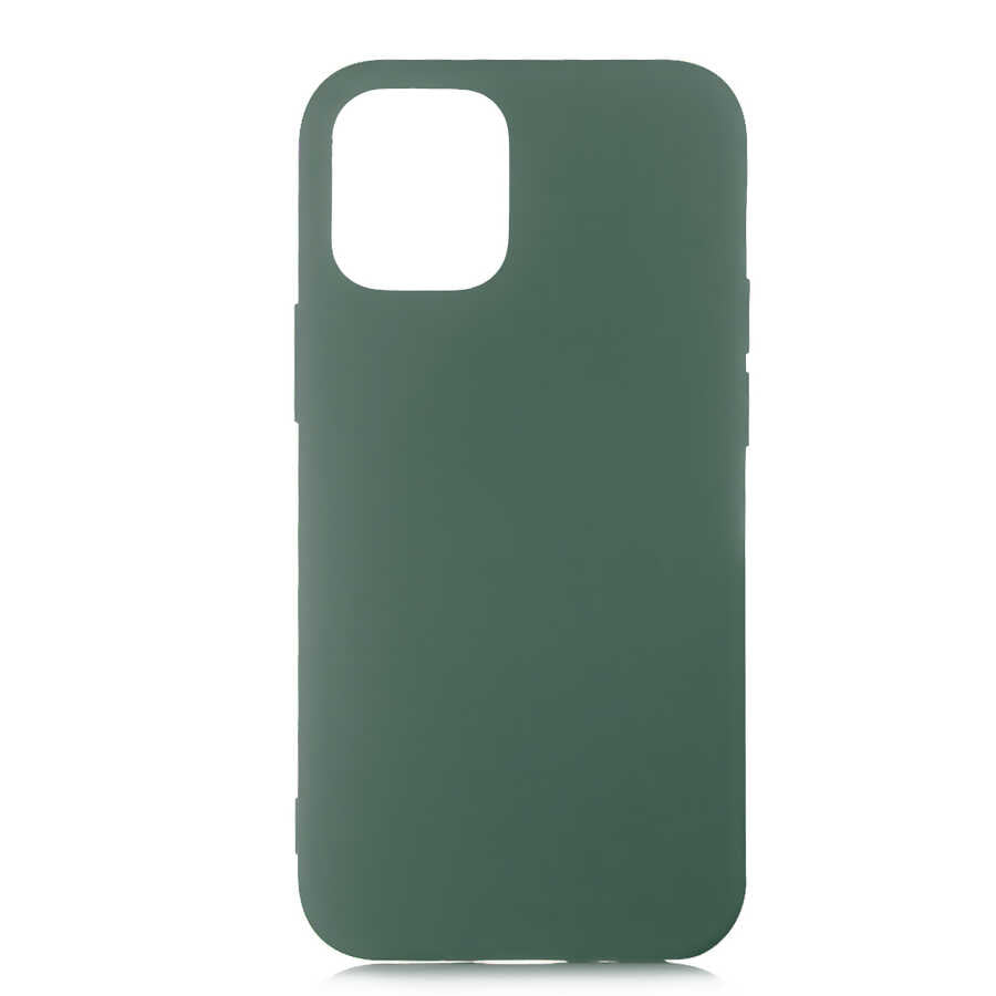 iPhone 12 Kılıf Zore LSR Lansman Kılıf - Koyu Yeşil