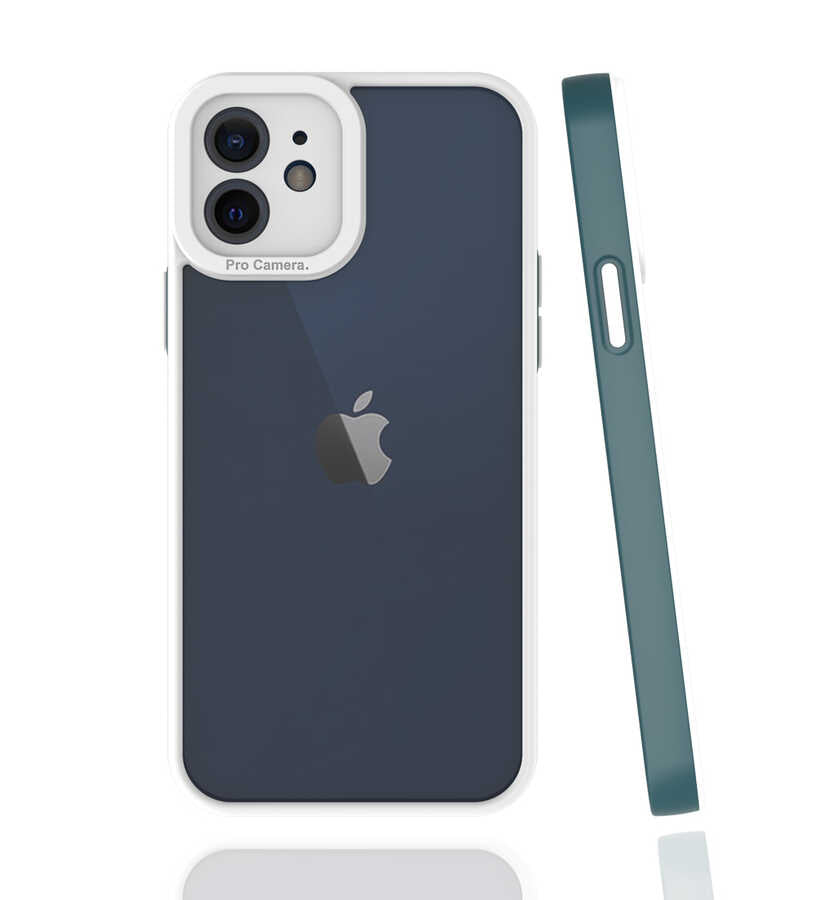 iPhone 12 Kılıf Zore Mima Kılıf - Koyu Yeşil
