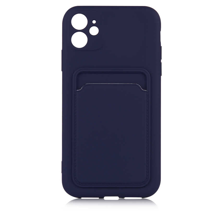 iPhone 12 Kılıf Zore Ofix Kılıf - Lacivert
