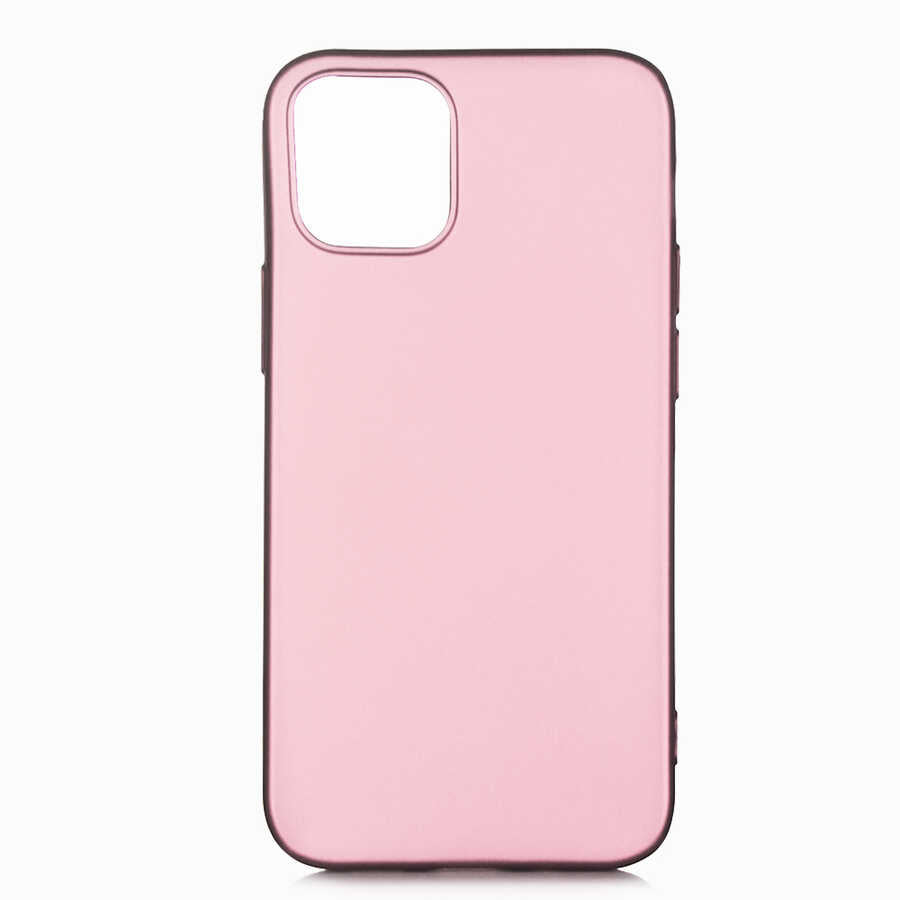 iPhone 12 Kılıf Zore Premier Silikon Kılıf - Rose Gold