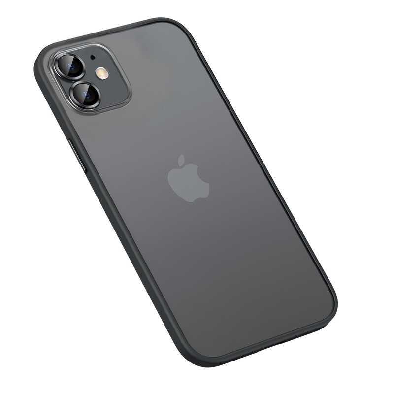 iPhone 12 Kılıf Zore Retro Kılıf - Siyah
