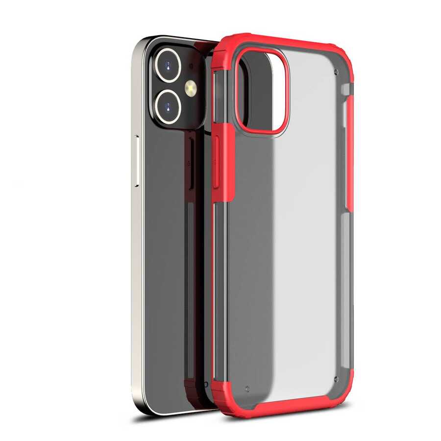 iPhone 12 Kılıf Zore Volks Kılıf - Kırmızı